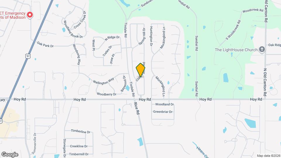 223 Clark Farms Rd Mapa y Detalles de la Ubicación