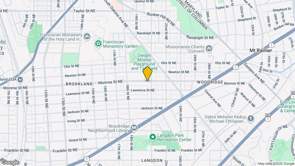 1843 Monroe St NE Map and Location Details