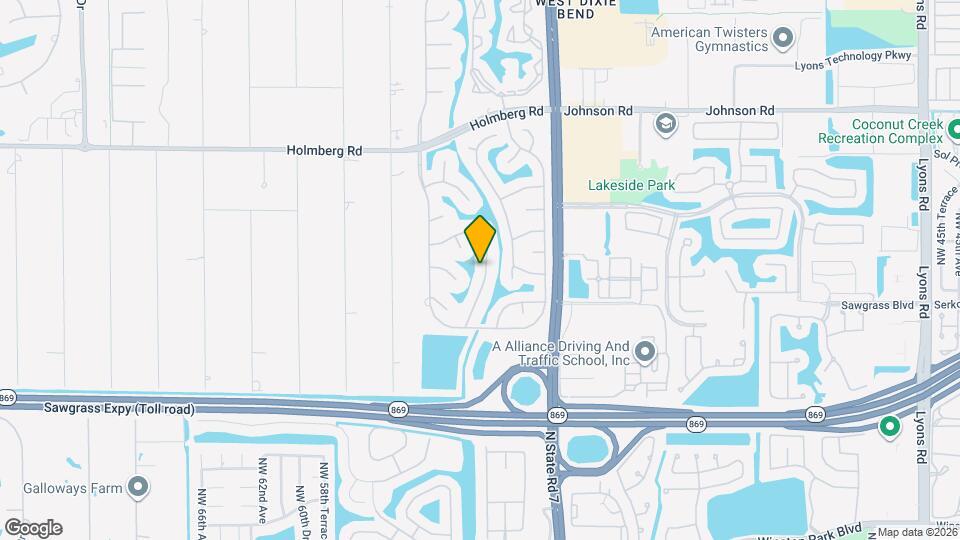 6051 NW 60th Ave Map and Location Details