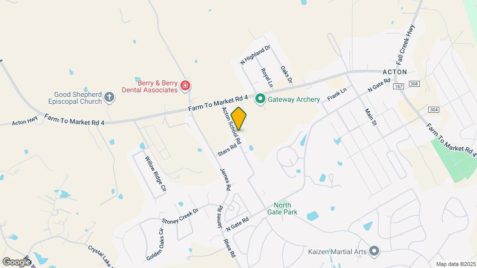 2907 Acton School Rd Map and Location Details