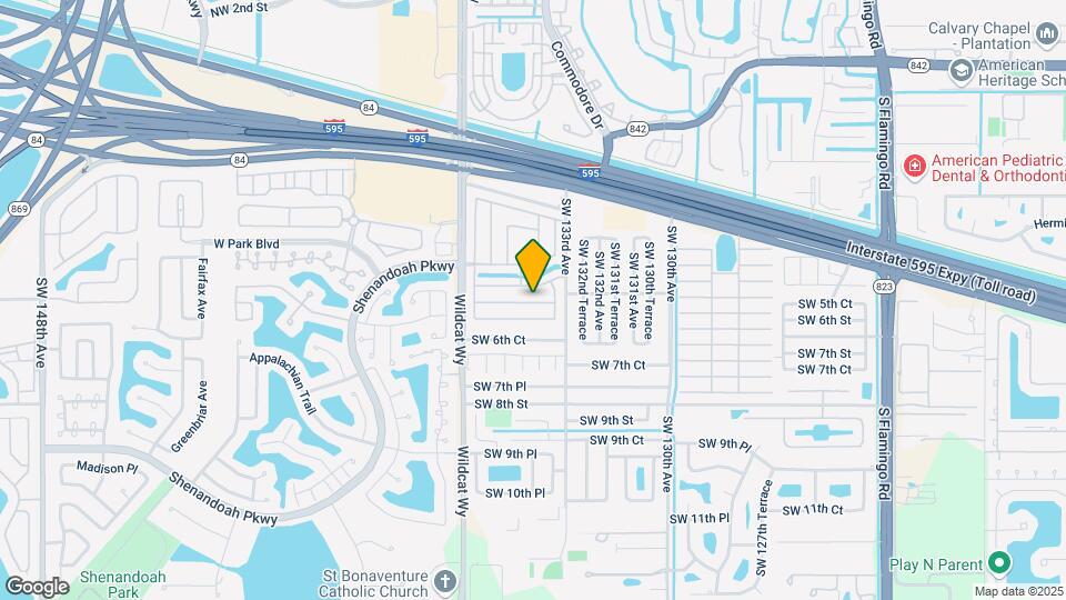 13391 SW 6th St Map and Location Details