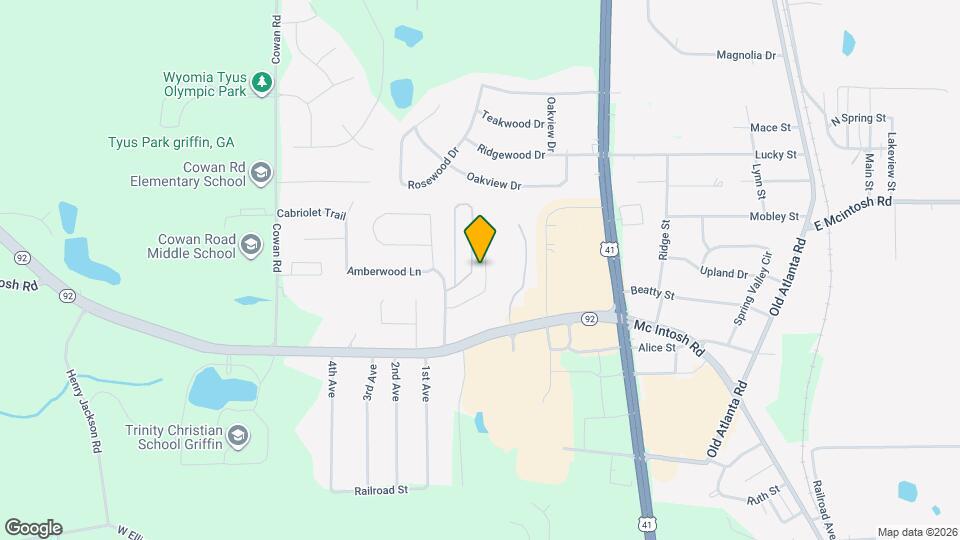 1629 Hallmark Hills Dr Map and Location Details