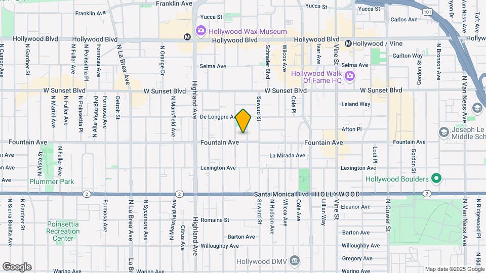 1315 N June St Mapa y Detalles de la Ubicación