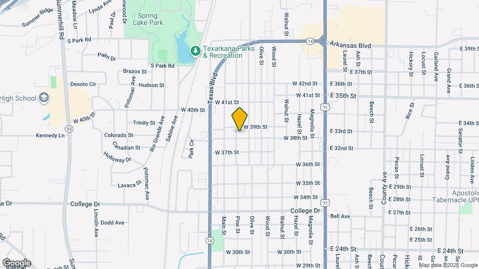 3802 Pine St Map and Location Details