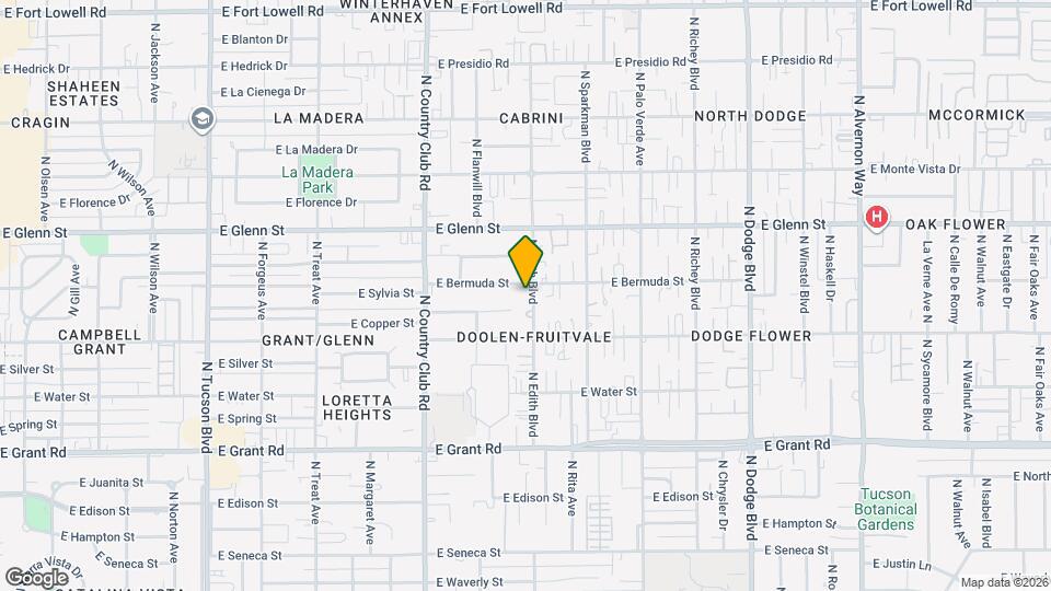2645 N Edith Blvd Map and Location Details