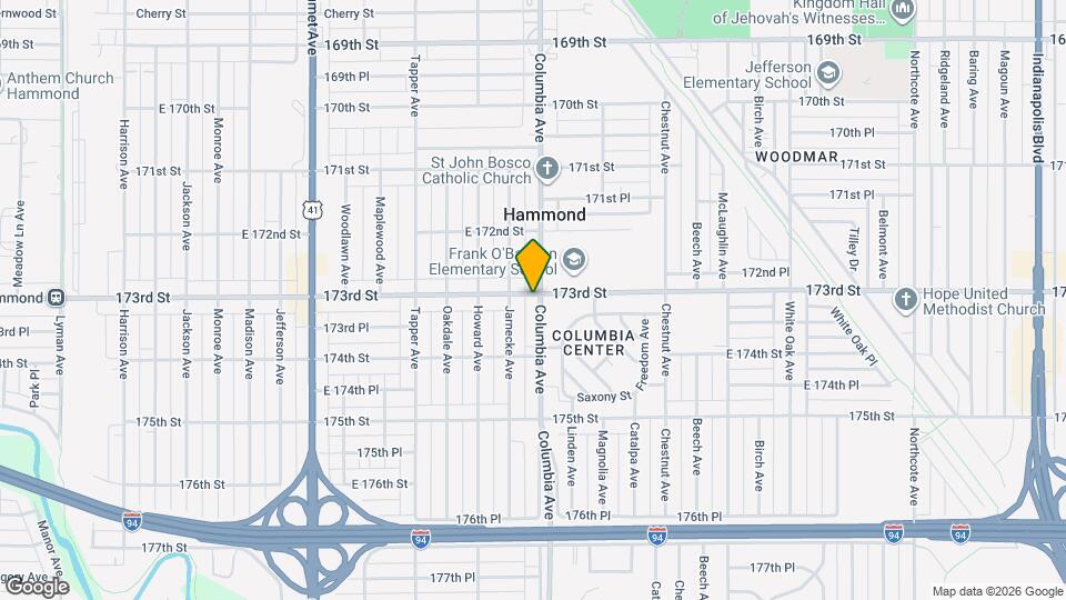 7302 Columbia Ave Map and Location Details