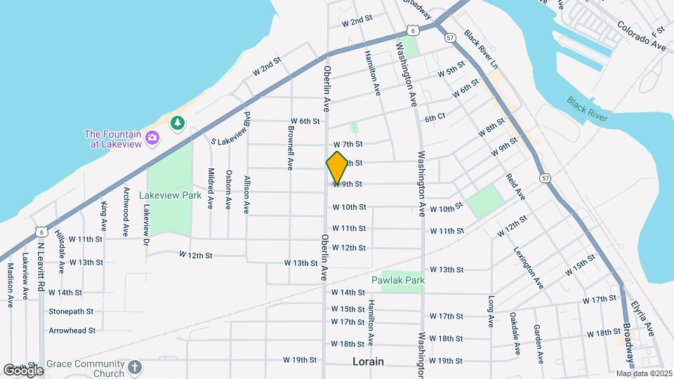 1143 W 9th St Mapa y Detalles de la Ubicación