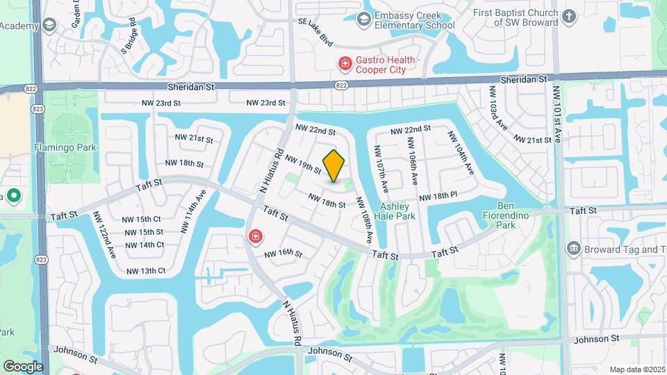 10911 NW 18th Pl Map and Location Details