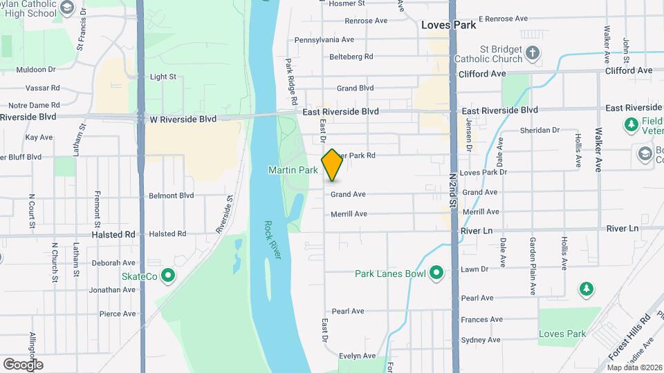 216 Grand Ave Map and Location Details