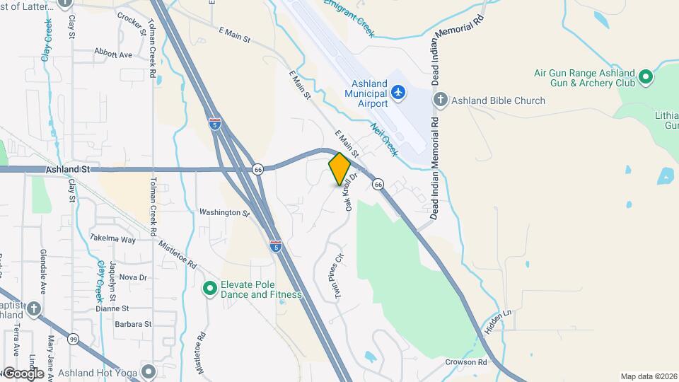 593 Oak Knoll Dr Map and Location Details