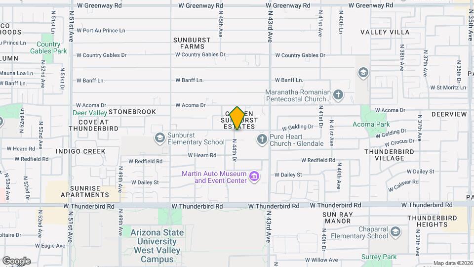 4415 W Gelding Dr Map and Location Details
