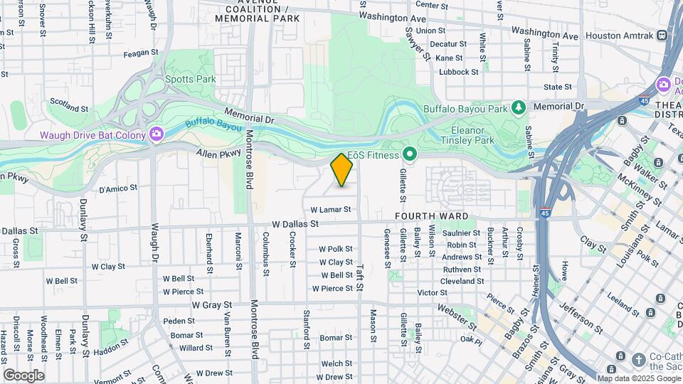 1916 W McKinney St Map and Location Details