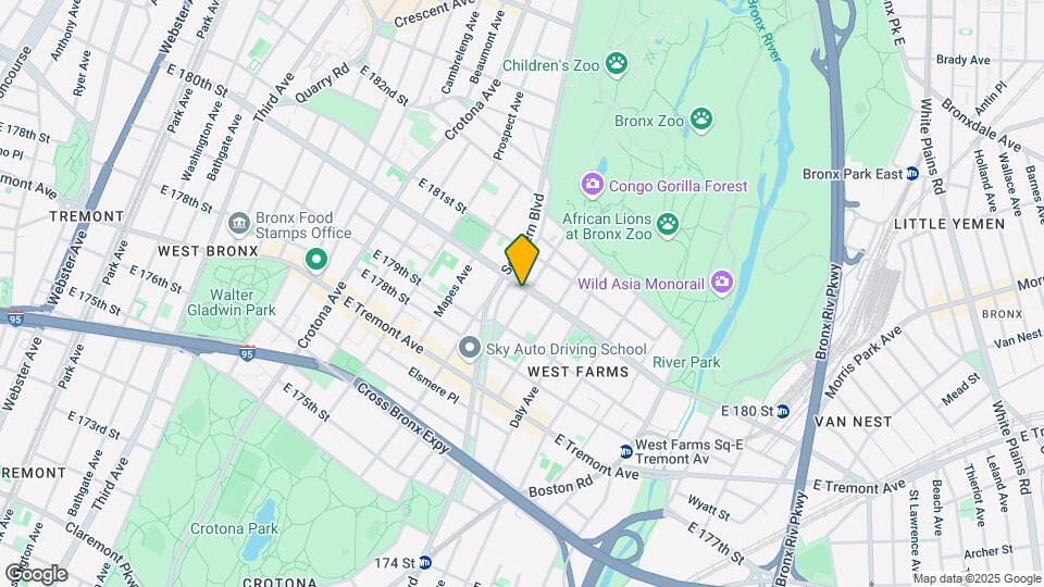 2095 Mohegan Ave Map and Location Details