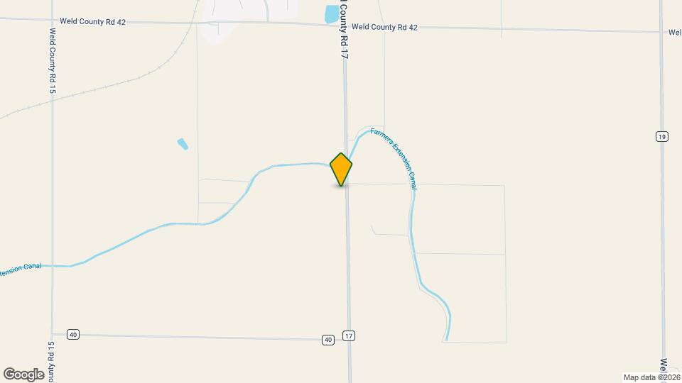 19461 Weld County Rd 17 Map and Location Details