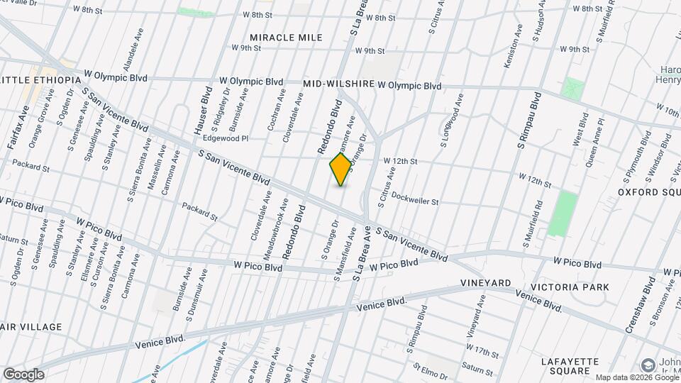 1259 S Orange Dr Map and Location Details