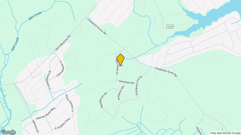 315 Red Cedar Dr Mapa y Detalles de la Ubicación