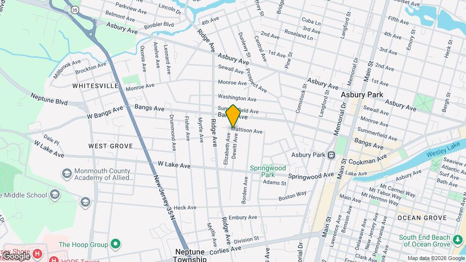 1402 Mattison Ave Map and Location Details