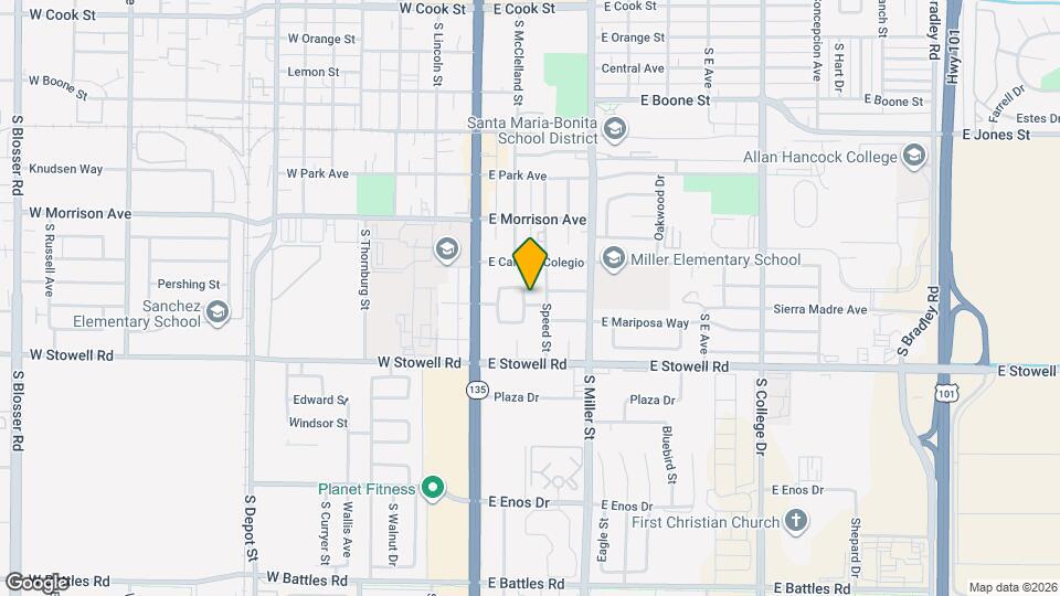 161 Palm Ct Dr Map and Location Details