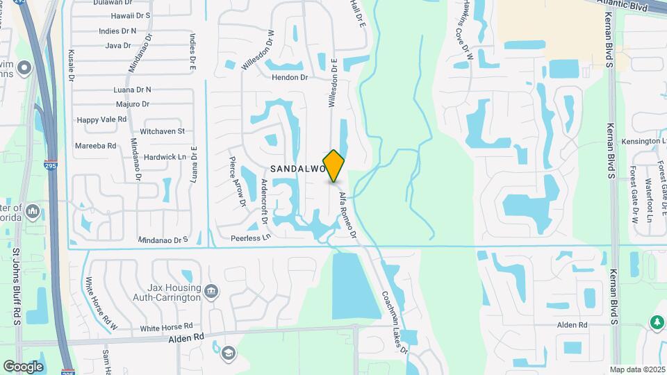 2095 Willesdon Dr E Map and Location Details