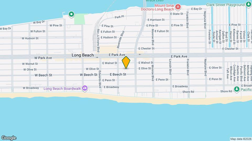 136 E Olive St Map and Location Details