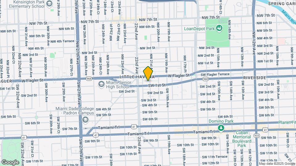 2101 SW 1st St Mapa y Detalles de la Ubicación