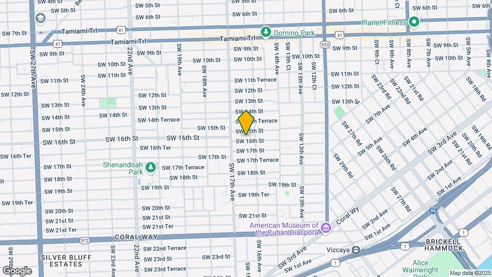 1637 SW 16th St Map and Location Details