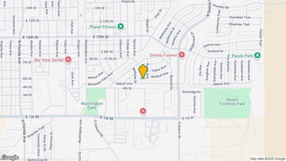 402 Spruce Ave Map and Location Details