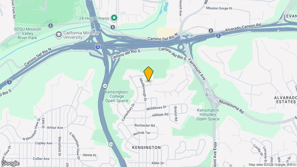 5302 E Palisades Rd Map and Location Details