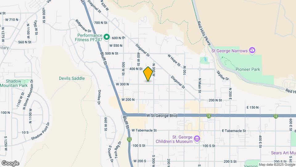 334 N 300 W Map and Location Details