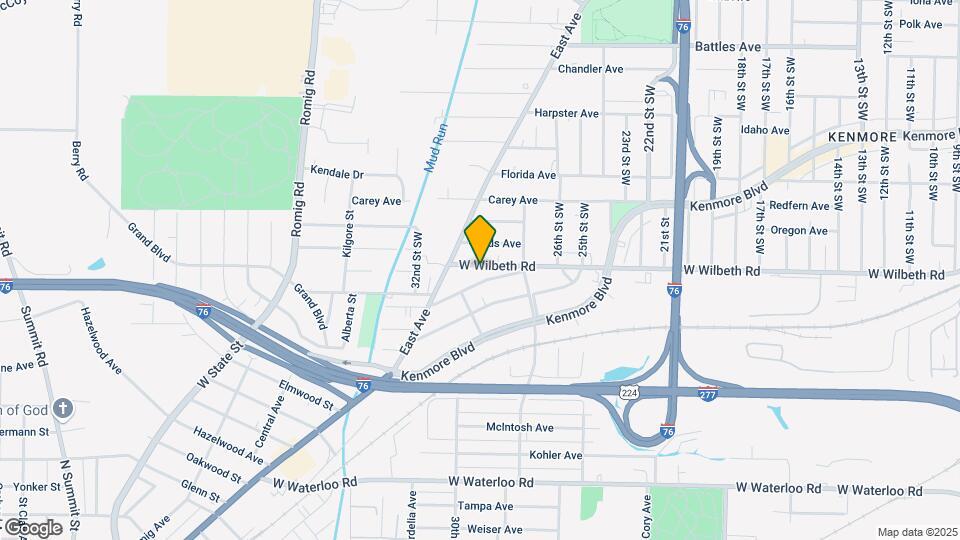 1292 W Wilbeth Rd Map and Location Details