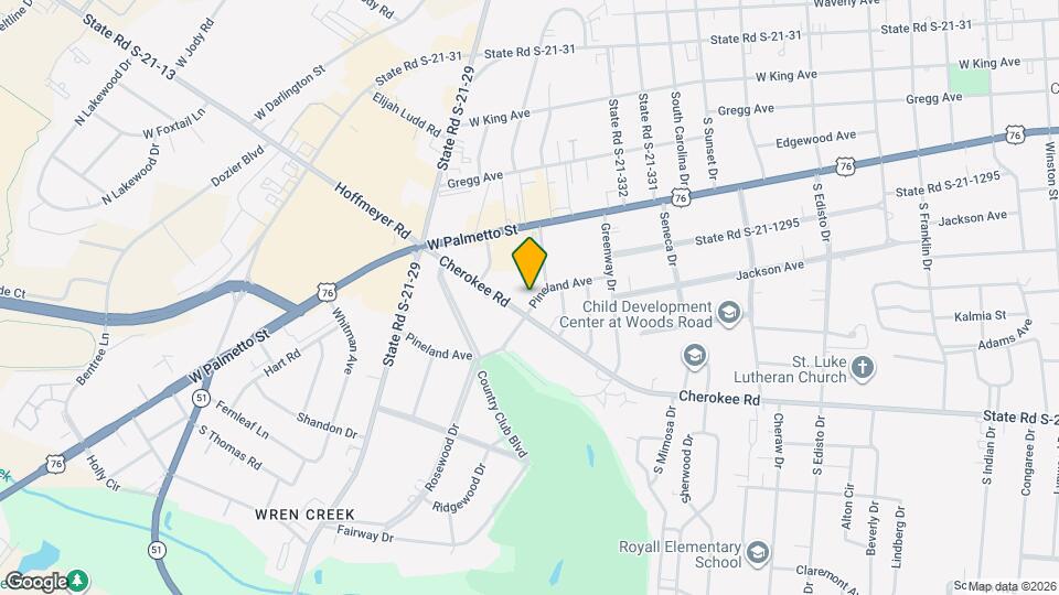 1709 Pineland Ave Map and Location Details