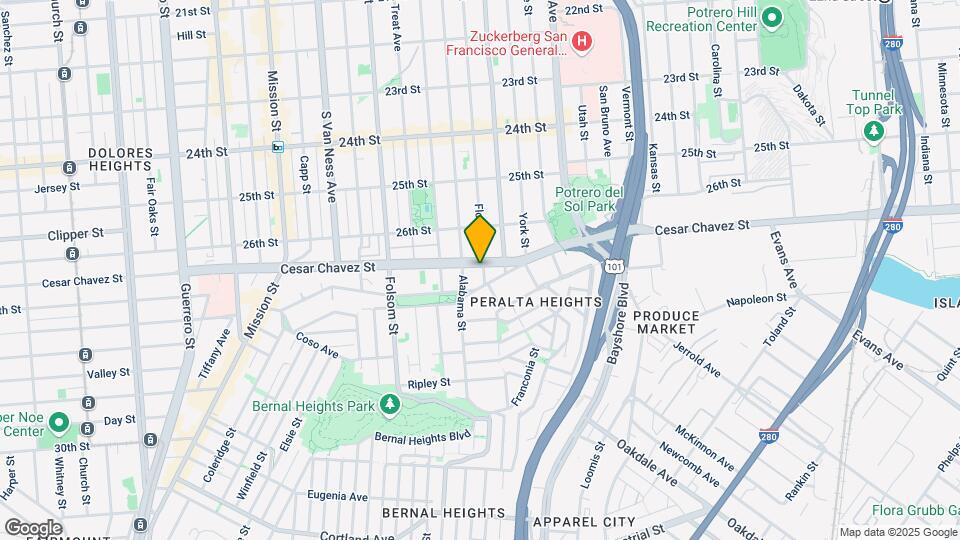 1502-1508 Florida St Map and Location Details