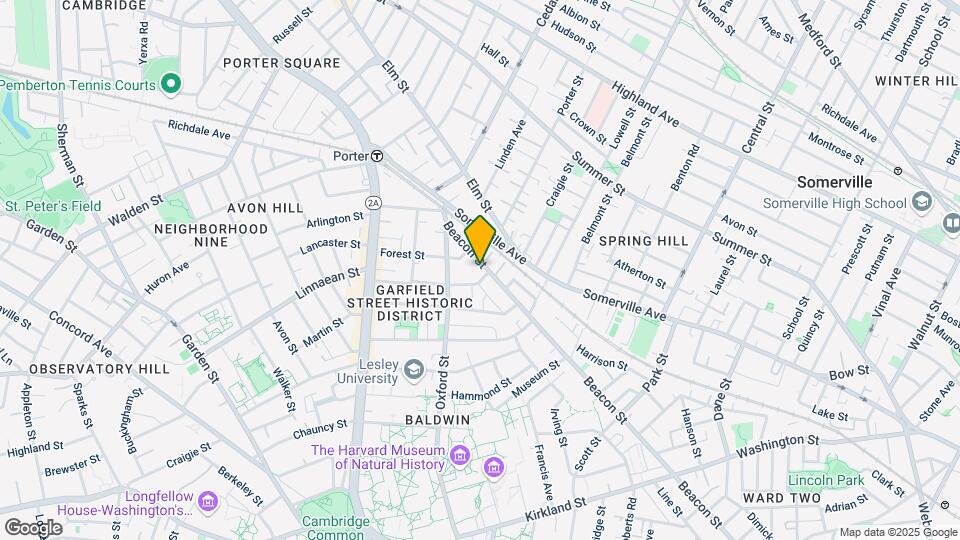 332 Beacon St, Unit 2 Map and Location Details