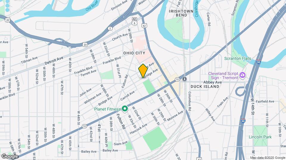 2817 Bridge Ave, Unit 2817 Bridge Ave Dwn Back Map and Location Details