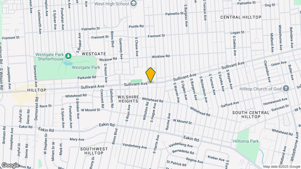 2825 Sullivant Ave Map and Location Details