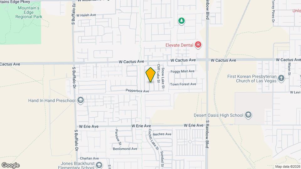 10642 Cave Ridge St Map and Location Details