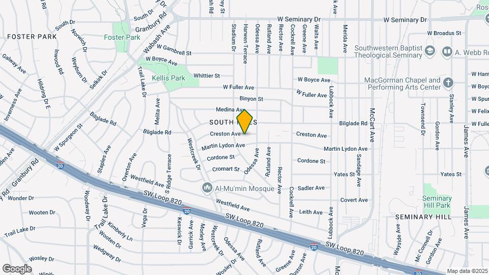 3263 Creston Ave Map and Location Details