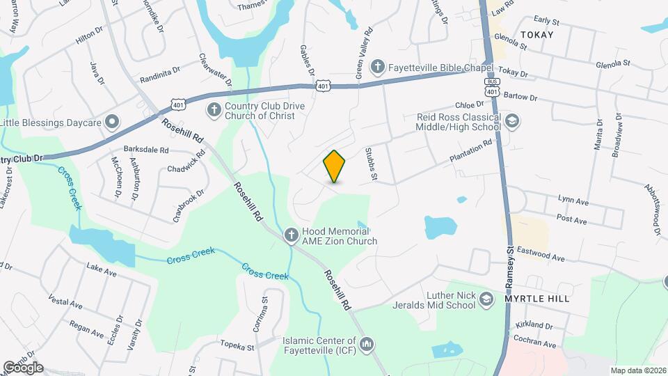 1656 Rock Creek Ln Map and Location Details