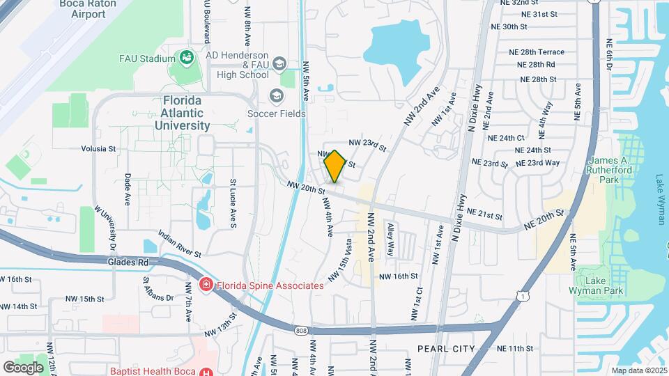 353 NW 20th St Map and Location Details