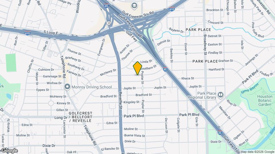 7654 Greendowns St Map and Location Details