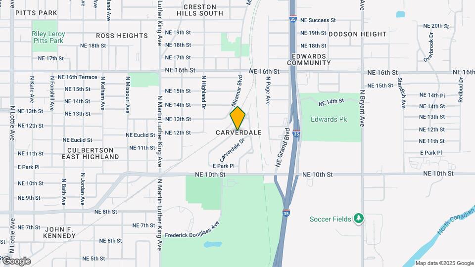 1216 Bellevidere Dr Map and Location Details