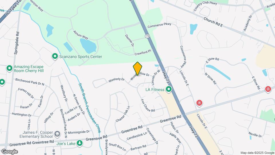 1404 Woodhollow Dr Map and Location Details