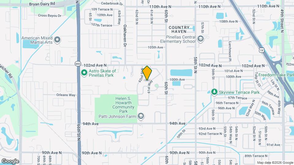 6132 100th Cir Map and Location Details