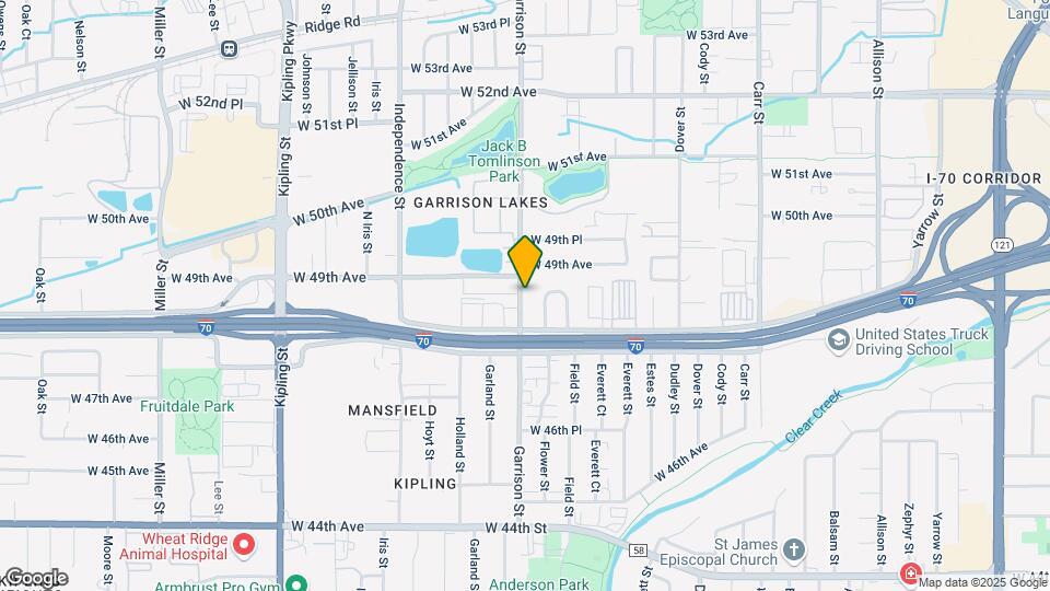 4860 Garrison St Map and Location Details
