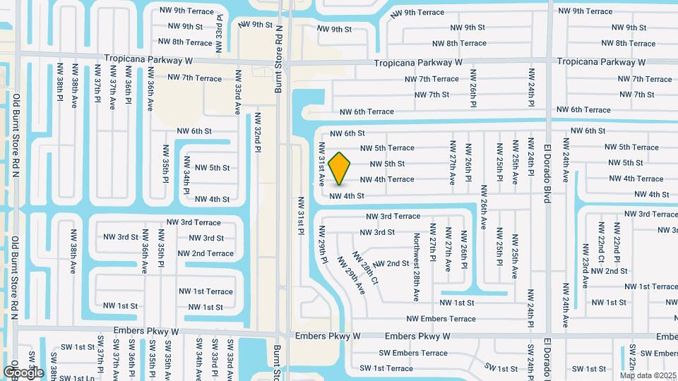 2845 NW 4th St Map and Location Details