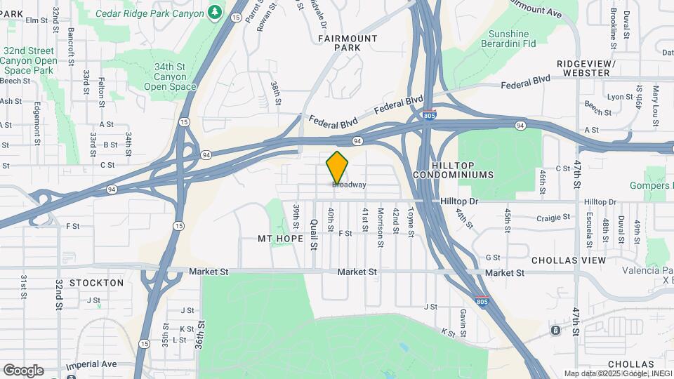 941 40th St Map and Location Details