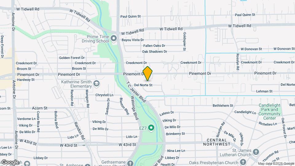 2410 Del Norte St Map and Location Details
