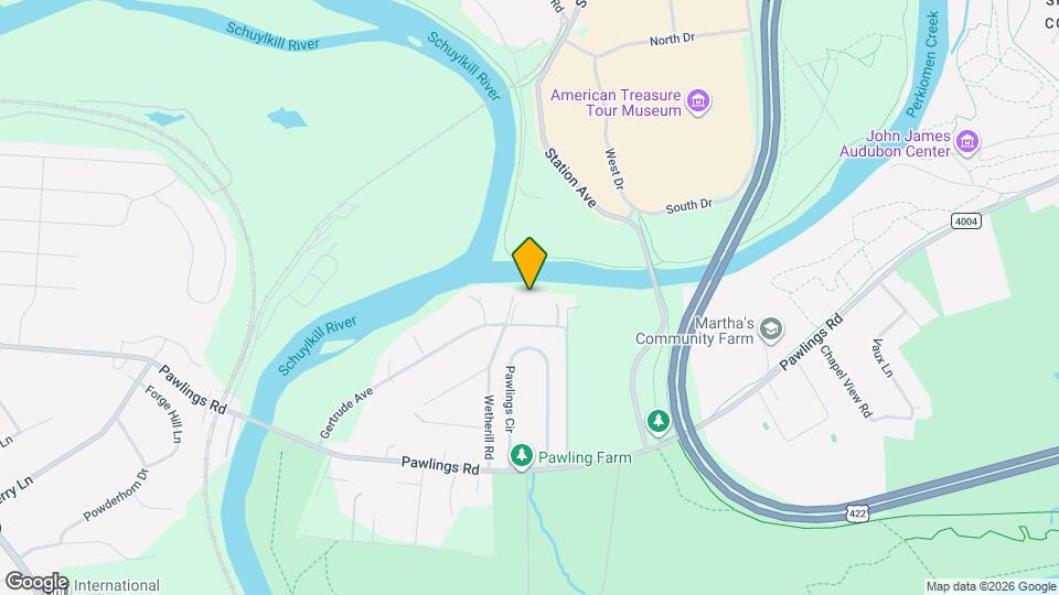 1379 Wetherill Rd Map and Location Details