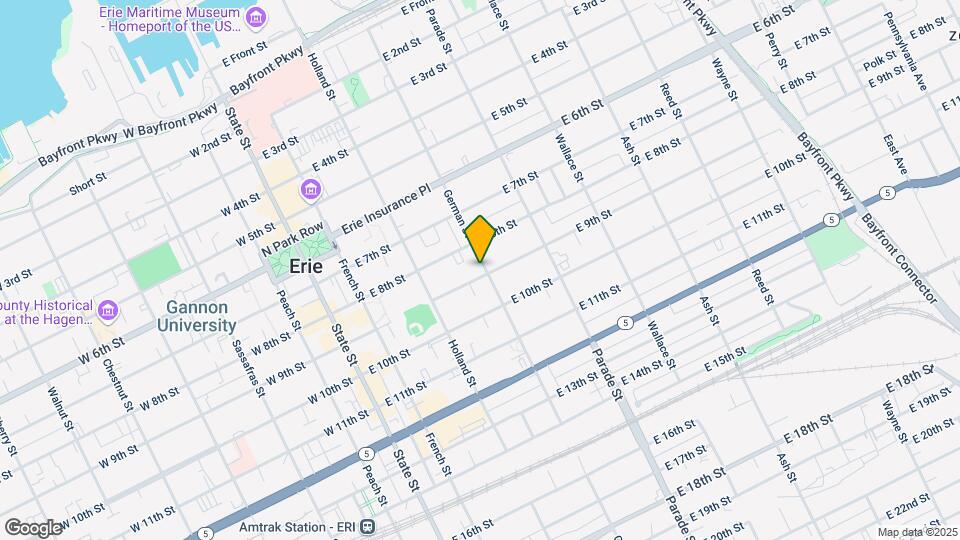 828 German St Mapa y Detalles de la Ubicación