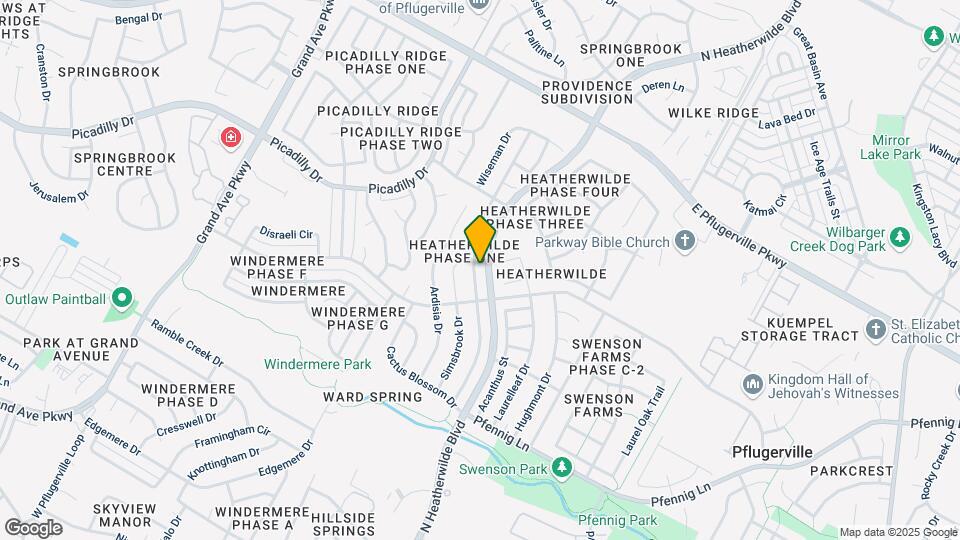 17125 Dashwood Creek Dr Map and Location Details